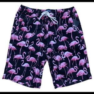 Forever 21 Men’s Flamingo, Print Shorts